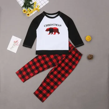 Novi Družinski Se Ujemanje Božičnih Pižamo Nastavite Moški Ženske Baby Otroci Božič Priložnostne Sleepwear More Obleke