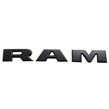 En Avto vrata prtljažnika 3D RAM Pismo Logotip Emblem Zadaj Prtljažnik Značko Nalepke za Dodge Ram 1500 2016 2017 2018