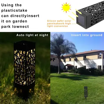 6/ 8 Kos na Prostem Wateproof Solar Powered LED Vrtne Luči, Samodejno Led Za Teraso, Dvorišče In Vrt