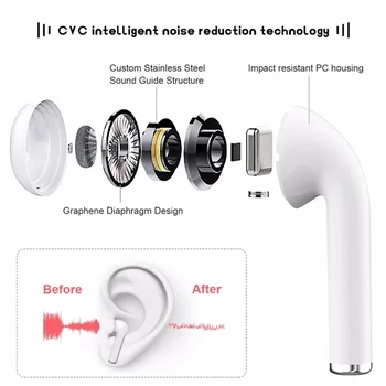 Q8L TWS bluetooth slušalke brezžične čepkov 5.0 stereo šport brezžične slušalke mini slušalke za vse smartp honephone
