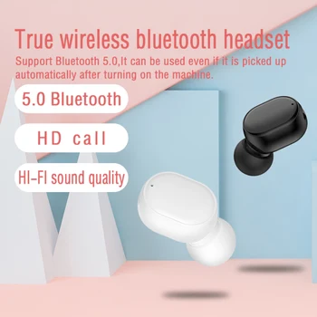 Univerzalni 5.0 Bluetooth Hands-Free Šport Stereo Glasba Igra Slušalke Enostavne Eno-Key Design Slušalke Xiaomi Huawei