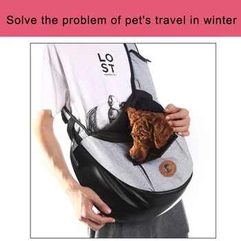 Jeseni in pozimi toplo mačka vrečko pes Vrečko Pet Vrečko prenosna torba enotni ramenski prezračevanje vrečko pet nahrbtnik