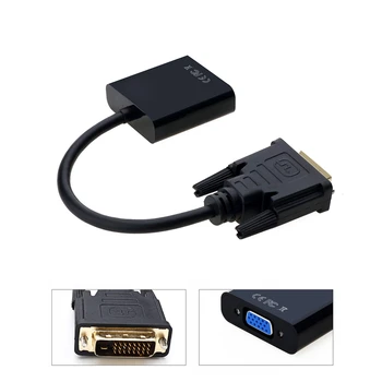 MLLSE DVI-D 24+1 Vir VGA Ženski Adapter Pretvornik-Kabel, Primerni Za PC Monitor HDTV CB0505