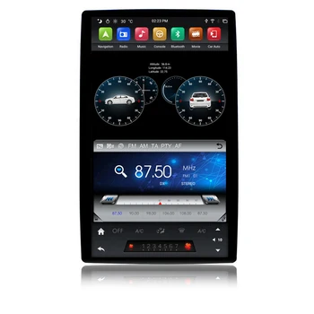 6 Jedro 12.8 Inch Android 8.1 Avtomobilski Stereo Radio 2 Din IPS Zaslon na Dotik 4G+32 G FM AM Radio, WIFI 4G GPS Navigacija Multimedia Player