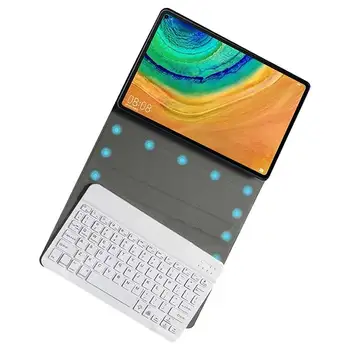 Tipkovnica Za Huawei MatePad Pro 10.8 palčni 2019 MRX-W09 MRX-AL09 Primeru Brezžično Bluetooth Tipkovnico Pokrov PU Usnje Stojalo Primeru