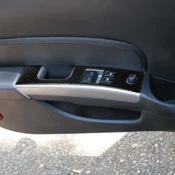 Avto Steklo Dvignite Okno Gumb Vrata Plošča Plošča Pokrov Spremembe, Dekorativne Nalepke za Nissan 350Z Z33 2006-2009