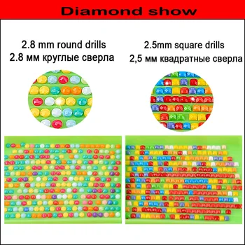 Diamond Vezenje 3D diamond slikarstvo Svečo in torto kvadratnih navzkrižno šiv vzorec polizdelki, brez okvirjev dekoracijo sten