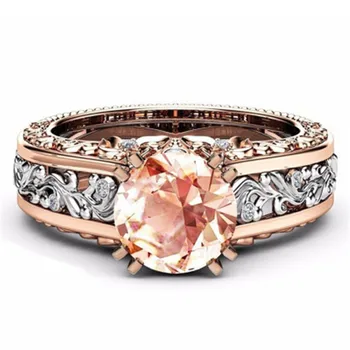 Najbolje prodaja visoko kakovostne ženske obroč s titanom prevlečeni rose gold barvi ring plemenite dame rojstni modni prstan bohoS171