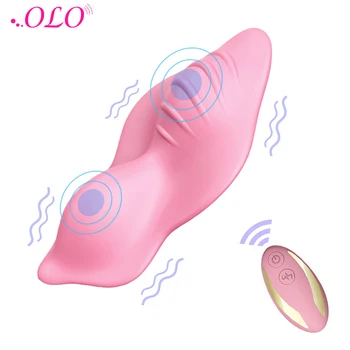 OLO 9 Načini Sex Igrače Za Ženske Silikonske Daljinski upravljalnik Polnilna Klitoris Stimulator Nosljivi Hlačke Vibrator