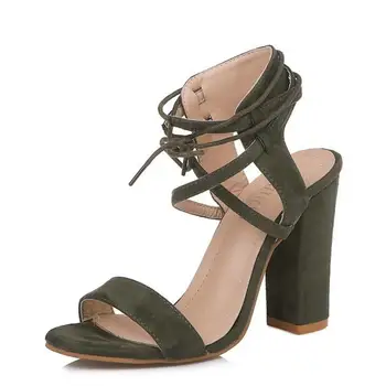 Močen visokih petah poletni čevlji ženske sandale črpalke ženske ženska poroko chaussure femme čipke gor Čevlji