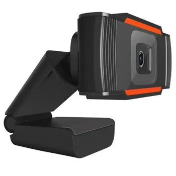 Webcam Full HD Spletna Kamera Vgrajen Mikrofon Vrtljiv USB Web Cam Za PC Računalnik Mac Prenosni Pult Z Mikrofonom