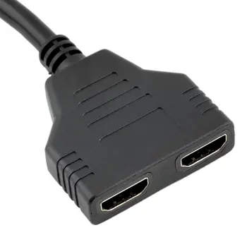 HDMI je združljiv Kabel Adapter Za 1,4 B HDMI Splitter-združljiv 1 v 2 Out Priključek za Kabel Hub HDMI je združljiv 2-vrata Moški-Ženska