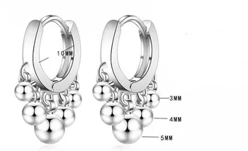 925 Sterling Srebro Earings Tassel Noge Stud Uhani Za Ženske Poročni Nakit Pendientes Brincos EH1178