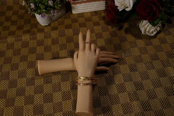 Simulacija strani silikonski model kažejo, nakit manikura Zapestnica Anklet lepoto model obroč ,realni manekenka roke