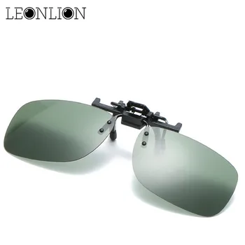 LeonLion 2021 Polarizirana sončna Očala Pravokotnik Posnetek Moških Top blagovne Znamke Oblikovalec sončna Očala Leče Retro Prostem Vožnje Očala UV400