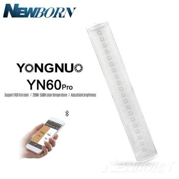 YONGNUO YN60 Pro 3200-5500K RGB LED Video Luč Zgrajena v 5200mAh Baterije DSLR Fotografije Razsvetljava za Nikon Canon Sony