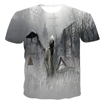 2020 novo 3D T-shirt modni trend ustvarjalne zombi svetovno vojno moške poletne kratek rokav priložnostne vrh s-6xl