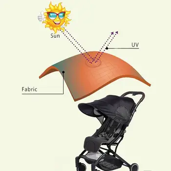 Nov Voziček UV-odporne Nadstrešek Univerzalno Snemljiv Baby Dežnik Windproof Sonce-dokazilo Voziček Dodatki