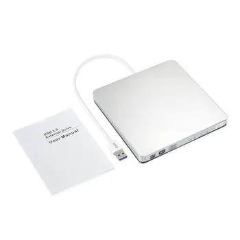 Zunanje Slim, USB 3.0, DVD-Jev, DVD-RW, VCD, CD-RW Pogon Superdrive Prenosni za MacBook Pro Air, iMAC PC, Laptop, Prenosnik