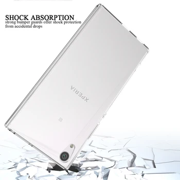 Kristalno Primeru Za Sony Xperia XA1 Ultra Primeru Xperia XA1 Ultra Silikonski ovitek Zaščitni Oklep Funda za Coque Sony XA1 Ultra Primerih