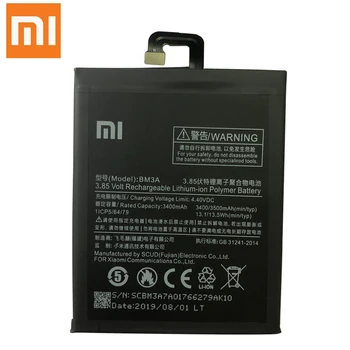 Xiao Mi Originalne Baterije Telefona BM3A Za Xiaomi Opomba 3 Zamenjava Baterije 3400mAh Visoka Zmogljivost Baterije Telefon+Orodja