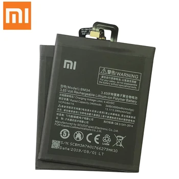 Xiao Mi Originalne Baterije Telefona BM3A Za Xiaomi Opomba 3 Zamenjava Baterije 3400mAh Visoka Zmogljivost Baterije Telefon+Orodja