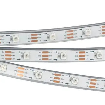 LED trak SPI-5000P-SEM 5V RGB 5060 150 LED X1, 2812) (ARL, Zaprtih prostorih, IP66 NEPREMOČLJIVA 5 m Arlight 022204