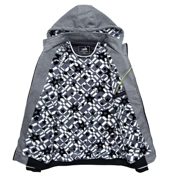 Mwxsd blagovno znamko moške priložnostne hooded Bomber jakna moški modni Slim fit vezenje bombažno jakno in plašč