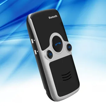 Mini Brezžični Komplet V4.0 Prostoročno Klicanje Avto Zvočna kartica, MP3 Predvajalnik Zvočnika Podporo Sončno energijo (Black)