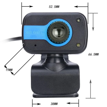 Fotoaparat, Video Kamero Visoke Ločljivosti Spletna Kamera Vgrajen Mikrofon 360-Stopinjski Zasuk za Online Študij Srečanje Kliče
