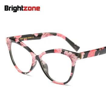 Brightzone Moški Ženske Evropski Priljubljena Polno Platišča Očala Oči Posnetek Okrogle Obraz Kratkovidnost Daljnovidnost Navaden Očala Očala