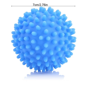 1/2Pcs Modra PVC za enkratno uporabo Dryer Balls Pralnica Žogo Pranje Sušenje mehčalca Žogo za Dom Oblačila za Čiščenje Orodja Detergent