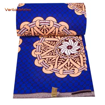 Najnovejše Afriki Natisnjeni Batik Tkanine Pravi Vosek Mozaik Poliester Tissu Za Žensko Obleko, zaradi Česar Obrti Ankara Materiala FP6393