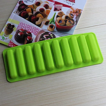 1PC Silicone Cylinder Ice Cube Tray Mould Pudding Jelly Chocolate Baking Mold Maker Color Random