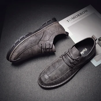 Formalno obleko, čevlje za na prostem de čevlji poletje masculino classic black Moccasins sapato couro usnje zapatos cuero mens priložnostne moški