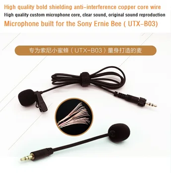 Sony D11 mikrofon UTX-B03 brezžični čebel ovratnik posnetek, mikrofon prsih pšenice, mikrofon glavo vrstice P03 dodatki