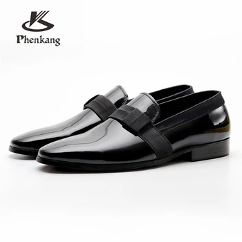 Mens formalno čevlji Pravega usnja, oxford čevlji za moške jutranje poroko moške brogues urad zdrsne na čevlji moški moški čevlji 2020