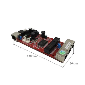 Stikalo modul 4 port 10/100/1000 mbps Zn upravljanje stikalo Ethernet RJ45 vrata neurejeni komercialne Ethernet stikalo