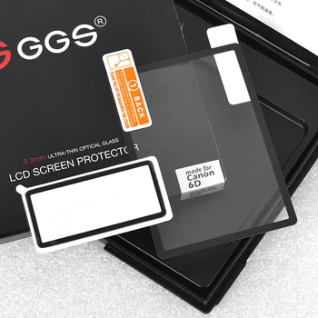 GGS IV 0,3 mm Japonski Optično Steklo, 6 Plasti, v katerih so Elektrostatično Atrakcija LCD Screen Protector 8H Kritje za Canon Fotoaparat EOSM5