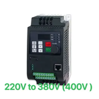 2.2 kw, 220v enofazni vnos 380v 3 fazni izhod AC Frekvenčni Inverter & Pretvornik ac vozi /frekvenčni pretvornik