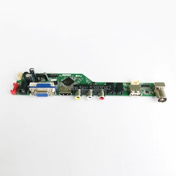 40-Pin LVDS zaslona 1366*768 Fit LTN156AT02-A02/A04/D01/D04/D09 monitor VGA Kit USB AV 60Hz WLED univerzalni krmilnik odbor