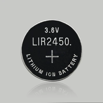 Soravess 50PCS 120mAH LIR2450 Lithiium lir Ionska Baterija 3,6 V Li-ion Gumb gumbaste Zamenjati Za CR2450 CR 2450