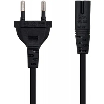 Napajalni kabel za prenosni polnilnik obrazec 8 Bipolarna napajalni Kabel 2 pole 1,4 m Evropske plug PS1, PS2, PS4