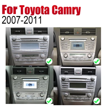 Za Toyota Camry 2007 2008 2009 2010 2011 Android 2 Din Auto Radio DVD Avto Multimedijski Predvajalnik, GPS Navigacijski Sistem, Radio Stereo