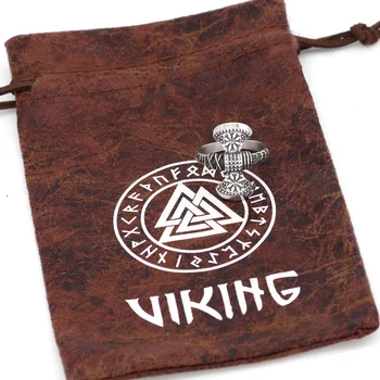 Nrodic viking Vegvisir Kompas sekira odin simbol nerjavno jeklo tesnila