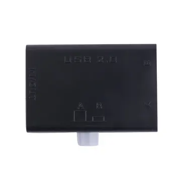 USB Delitev Delež preklopnik Hub, PC Hot Visoke Kakovosti Novih 2 Vrata Kos UHJ2 ABS Delitev Swith ACEHE 0.04 kg (0.09 lb.)