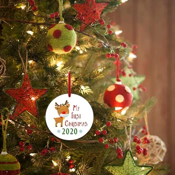 Božič Keramični Obesek Visi Božič Visi Drevo Ornament Visi Oznake