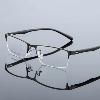 54-17-135 Optični Ultralahkih Zlitine Polno Platišča Očal Okvir Za Poslovne Moške Kratkovidnost Branje Recept Očala Okvir