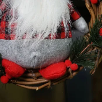 Srečno Novo Leto Brezosebna Božični Venec Okraski Božič Darilo Santa Claus Snežaka Drevo Obesek Lutka Visi Doma Odlikovanja