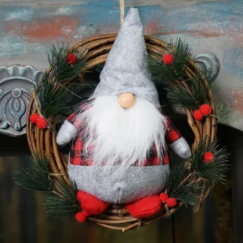 Srečno Novo Leto Brezosebna Božični Venec Okraski Božič Darilo Santa Claus Snežaka Drevo Obesek Lutka Visi Doma Odlikovanja